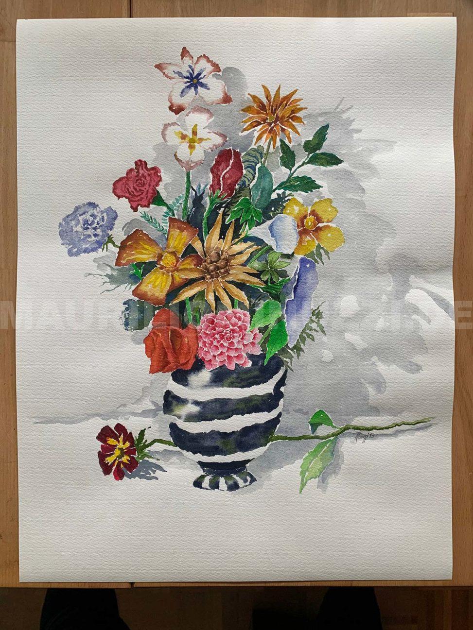 Unbekannter Titel - Blumenvase